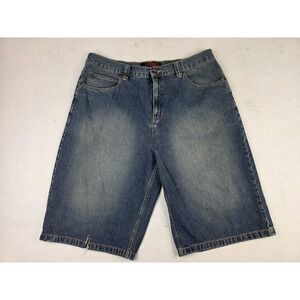 Vintage Anchor Blue Shorts Mens 38 Denim Jean Jorts Beyond Baggy Loose Y2K 90s